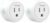 GHome Smart Mini Smart Plug, Wi-Fi Outlet Socket Compatible with Alexa and Google Home, Remote Control with Timer Function, No Hub Required, ETL FCC Listed (2 Pack),White