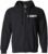 For Men’s Security Zip Up Black Hoodie