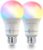 LUMIMAN Smart Light Bulbs, Full Color Changing Light Bulb, Music Sync, Warm to Cool White Smart Bulb, WiFi Alexa Light Bulb, A19 800LM 7.5W, Works with Alexa Google Home, No Hub Required, 2 Pack