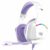 Gaming Headset with Microphone for Pc, Xbox One Series X/s, Ps4, Ps5, Switch, Stereo Wired Noise Cancelling Over-Ear Headphones with Mic, RGB, for Computer, Laptop, Mac, Nintendo, Gamer (Purple)