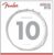 Fender Original 150 Electric Guitar Strings, Pure Nickel Wound, Ball End, 150R .010-.046