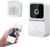 msgweeeg Smart Wireless Remote Video Doorbell – Intelligent Visual Doorbell Home Intercom, Fashion HD Night Vision WiFi Security Door Doorbell