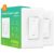 GHome Smart Switch, 3 Way Light Wi-Fi Switch Compatible with Alexa and Google Home, 2.4GHz Schedule Timer, Neutral Wire Required, 3-Way Installation and No Hub Required, FCC Listed (2-Pack)