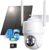 ANRAN 3/4G LTE Cellular Security Camera Wireless Outdoor（SIM&SD Card Included）, Solar Camera No WiFi Needed 360°Pan Tilt View, 2K PTZ Night Vision, PIR Human Detection, 2 Way Talk, G01 (White)