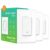 GHome Smart Smart Switch 3 Pack Light, White, UL Certified