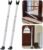 Rerishom Door Security Bar, Door Stoppers Security bar,Heavy Duty Door Lock Security Door Jammer Door Stopper for Apartment, Hotel Room,Screen Door Hardware, 2 Pack