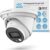 Amcrest UltraHD 4K (8MP) IP PoE AI Camera, 49ft Nightcolor, Security Outdoor Turret Camera, Built-in Microphone, Human Detection, Active Deterrent, 129° FOV, 4K@15fps IP8M-2779EW-AI (White)