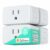 VOCOlinc Homekit Smart Plug Works with Alexa, Apple Home, Google Assistant, WiFi Smart Plug That Work with Alexa, Electrical Timer Outlet Support Siri, No Hub Required, 15A, 2.4GHz, 110～120V 4 Pack