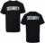 Security Shirt | Printed Security on Front/Back | Security Guard T-Shirt 2 Sided Print | Event Staff Safety Guard Tee