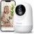 Smart Pan Tilt Camera, 2K WiFi Indoor Home Security Dome Camera with Human and Motion Detection, Night Vision Baby Monitor, Compatible with Alexa