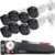 [2 Way Audio & 100 ft Night Vision] POE Security Camera System, 4K POE Camera System, Complete Surveillance Systems, 8pcs Hardwired Outdoor Cameras, 4K NVR Security Camera System for Businesses