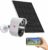 EKEN Solar Security Camera Wireless 1080P Surveillance Outdoor WiFi Bullet cam with Spotlights, Cloud Storage, PIR Motion Detection, Color Night Vision, Smart AI Human Detection, 2-Way Audio,