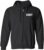 Peerless Security Silkscreen Front & Back Black Long Sleeve Polo (Large)