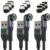 Statik 360 Magnetic Phone Charger 2nd Gen | Magnetic USB C Charging Cable | 3-in-1 Magnetic Charger Cable | iProduct, Micro-USB, USB-A & USB C Magnetic Charging Cable | Black, 6FT/2M (3-Pack)