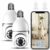 Light Bulb Security Camera, 1080P 5GHz & 2.4GHz Light Socket Security Camera for Light Bulb Pet Camera with Phone App 360 ° PTZ Night Vision Motion Detection Auto Tracking