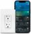 Eaton EWFTRCR15-W-BX-L Wi-Fi Smart Receptacle Works with Hey Google and Alexa, White