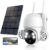 Xparkin Solar Security Cameras Wireless Outdoor, 4MP Home Security 2.4G WiFi Camera with PIR Motion Detection & Floodlight, IP66 Surveillance System for Garden Front/Back Yard – No Socket Needed