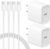 iPhone 15 Charger USB C Charger 2-Pack iPad Pro Charger 6FT Cable Wall Charger for iPhone 15/iPhone 15 Pro/iPhone 15 Pro Max,iPad Pro,iPad Mini 6,iPad Air4,Android Phones