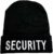 9″ Embroidered Security Cuffed Beanie/Skull Cap