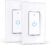 Double Smart Switch Smart Home Light Switch Dual WiFi Wall Switch Single Pole,Needs Neutral Wire, Compatible with Alexa Google Assistant