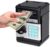 Renvdsa Cartoon Electronic ATM Password Piggy Bank Cash Coin Can Auto Scroll Paper Money Saving Box Gift for Kids (Black)