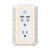 Multi Plug Outlet, USB Wall Charger, Surge Protector, 7 Outlet Extender with 4 USB Charging Ports (2 USB C) 1680J Power Strips Outlets with Night Light, Wall Plug Adapter Spaced for Home Travel Office