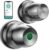 Fingerprint Door Lock Smart Door Knob, Biometric Door Lock with App Control, Suitable for Bedrooms,Cloakroom,Apartments Offices,Hotels (Satin Nickel)