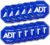 ADT Security Stickers – 12Pack – 3×3 Inch, Durable Vinyl, All-Surface, Weatherproof, High-Gloss Visibility, Easy-Apply Security Stickers, Double Sided