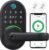 Smart Door Handle Lock with Keypad：Yamiry Fingerprint Lock – Keyless Entry Door Lock for Front Door – Digital Door Lock – WiFi Door Lock with APP – Genarate Passcode Remotely – DIY Installation