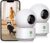 AOSU 2K Security Camera Indoor, Baby Monitor Pet Camera One-Touch Call, Smart Motion Tracking, IR Night Vision, Compatible with Alexa, 2 Pack