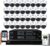 GW Security 32 Channel 12MP NVR UltraHD 4K (3840×2160) PoE Security Camera System with 32 x 4K (8MP) IP Microphone AI Dome Camera, 100ft Night Vision, Outdoor/Indoor Surveillance Camera