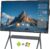 75 inch Interactive Whiteboard, 4K UHD Smartboard Touchscreen Display, Smart Whiteboard with Windows 10 & Android Ecosystem, Remote Collaboration Smart Board for Classroom and Businesses