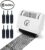 Identity Theft Protection Roller Stamps Wide Kit, Including 6-Pack Refills – Confidential Roller Stamp, Anti Theft, Privacy & Security Stamp, Designed for ID Blackout Security – Classy White