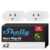 Shelly Wave Plug US | Z-Wave 800 Series Smart Plug with Energy Monitoring 15 A | Home Automation | iOS Android App | Z-Wave Gateway | Low Power Consumption | Smart Schedules and Scenes (2 Pack)