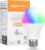 Amazon Basics Smart A19 LED Light Bulb, Color Changing, 9W (60W Equivalent), 800LM, Works with Alexa Only, 2.4 GHz Wi-Fi, No Hub Required, 1-Pack