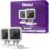 Roku Indoor Camera for Home Security, 2-Pack – Wired Security Camera with 1080p HD Color Night Vision, Works with Alexa & Google, Motion & Sound Detection, Built-in Siren, 90-Day Subscription Included