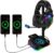 Headphone Stand with Wireless Charger TEEDOR RGB Gaming Headset Holder Hanger Rack with 10W/7.5W QI Charging Pad & 2 USB Charger Ports for Desktop PC Game Earphone Accessories, Black for S10,Samsung Galaxy S20,Qi-enabled,Note 9,Iphone