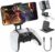 OIVO PS5 Controller Phone Mount Clip, Mobile Gaming Clip Cell Phone Stand Holder Replacement for Playstation 5 Dualsense Controller Remote Play, PS5 Accessories Kits