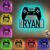 Personalized Wall Game Controller Sign| Custom Name Wood/Metal Gaming Signs Gift For Teen Boys Gaming Wall Art Decor Personalized Gamer Gift | Colorful, With Remote Control (Style 4)