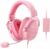 Redragon H376 Aurora Wired Gaming Headset, 7.1 Surround Sound Over-Ear Headphone w/40 MM Audio Drivers, Advanced EQ Mode, 240g Lightweight, Cozy Memory Foam Pads, USB Powered for PC/PS4/NS – Pink