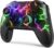 Switch Controller Compatible with Switch/Switch Lite/Switch OLED/Windows/iOS/Android, RGB Lightning Programmable 1000mAh Wireless Switch Pro Controller with One Key Pairing Wake Up Turbo Vibration