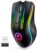 TECURS Wireless Gaming Mouse – Wireless Mouse Gaming for PC, RGB Gaming Mice, 4800 DPI Optical Sensor, Mouse Gaming Wireless, Mouse Rechargeable, PC Mouse Gamer, Gaming Accessories, Black