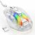 Wireless Gaming Mouse, Tri-Mode 2.4G/USB-C/Bluetooth Mouse, Rechargeable Computer Mice with 5 DPI Levels, 6 Buttons, 11 RGB Lights, Ergonomic Mouse for Laptop PC Mac-Transparent BM-530